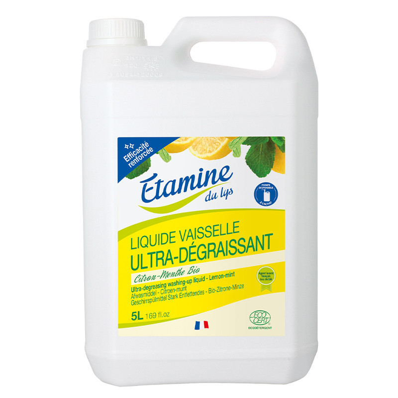 Υγρό πιάτων (Λεμόνι & Μέντα) 500ml/1lt/5lt - "5lt"