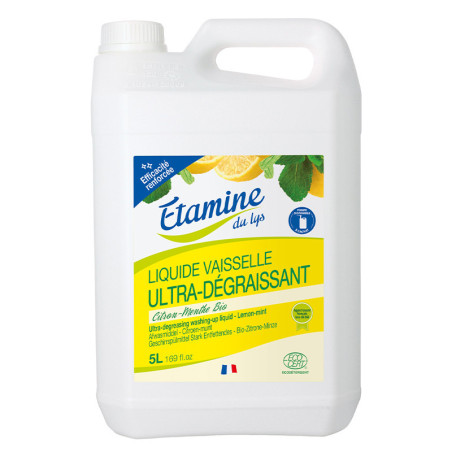 Υγρό πιάτων (Λεμόνι & Μέντα) 500ml/1lt/5lt - "5lt"